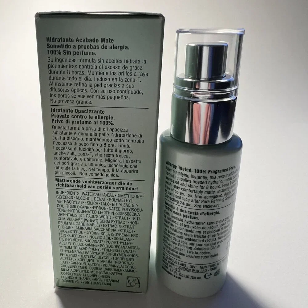 Clinique Pore Refining Solutions Stay Matte Hydrator 1.7 fl oz Full Regular Size